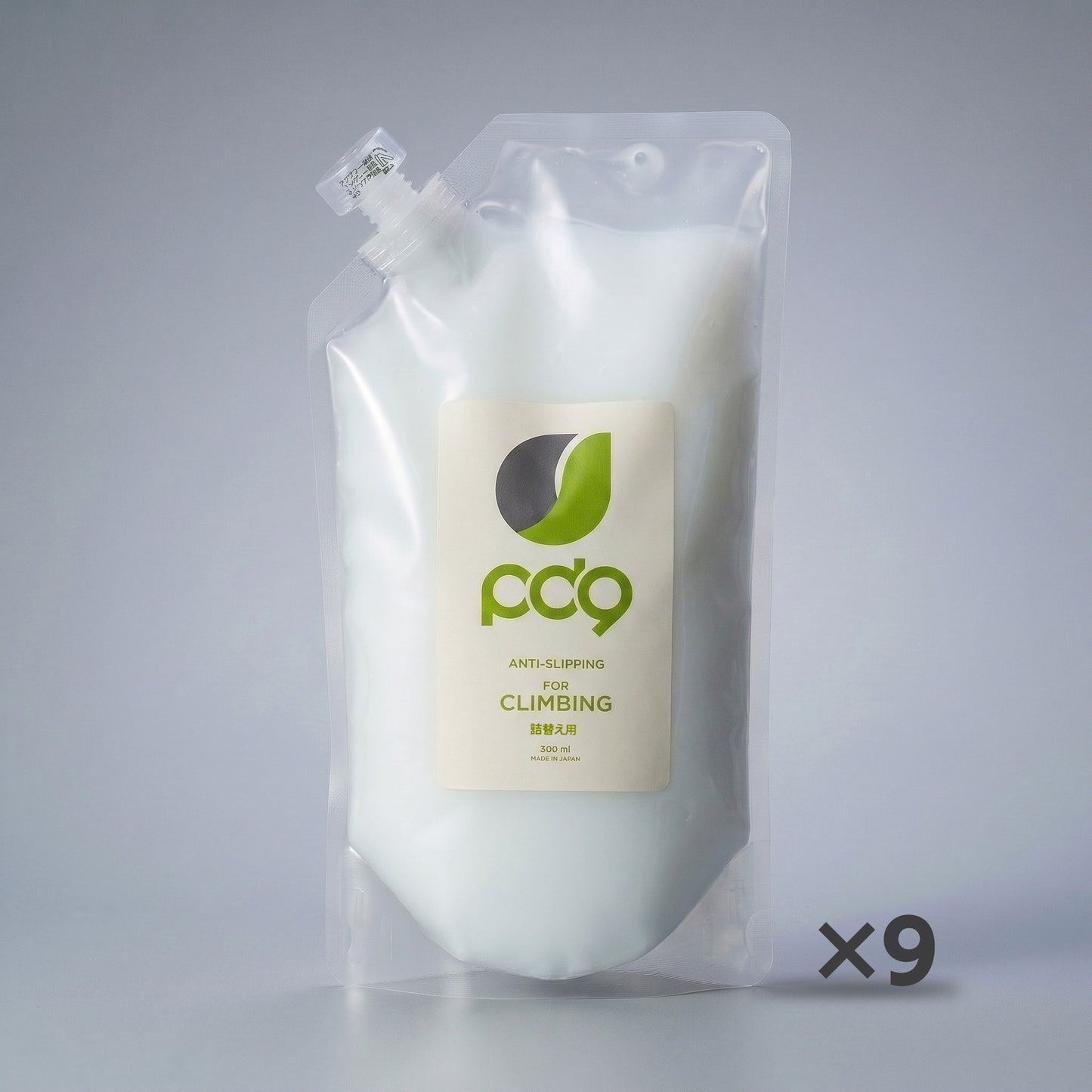PD9クライミング液体チョーク 詰替え用（300ml）（9本）